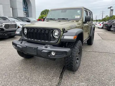 Now’s the Time to Own a Legend – Brand New 2025 Jeep Wrangler 4-Door Willys Edition with Employee Pr...