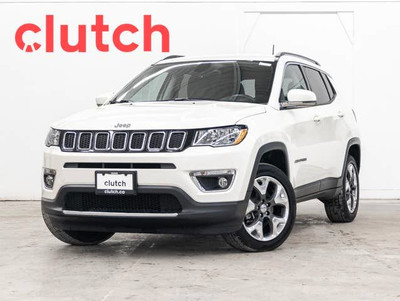 2018 Jeep Compass Limited 4X4 w/ Uconnect 4C, Apple CarPlay & An