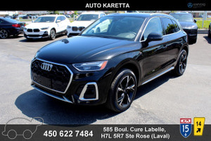 2022 Audi Q5 S-line progressiv 45 quattro pneus et mags neufs 19''
