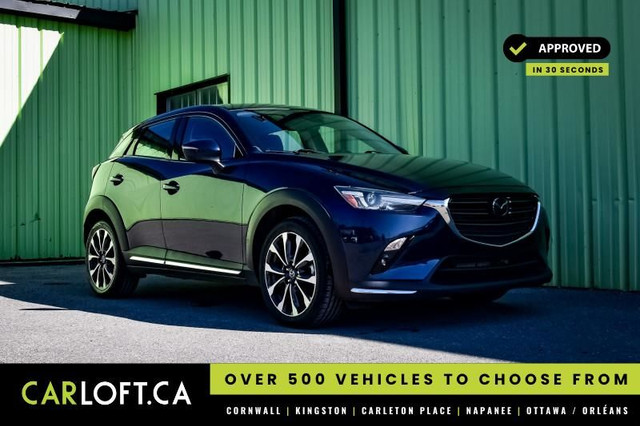 2021 Mazda CX-3 GT • SUNROOF • HEATED LEATHER • HUD • CP/AA in Cars & Trucks in Ottawa