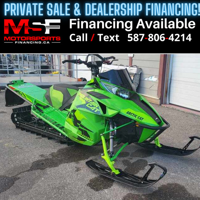 2017 ARCTIC CAT M800 MOUNTAIN CAT 162 (FINANCING AVAILABLE) in Snowmobiles in Strathcona County