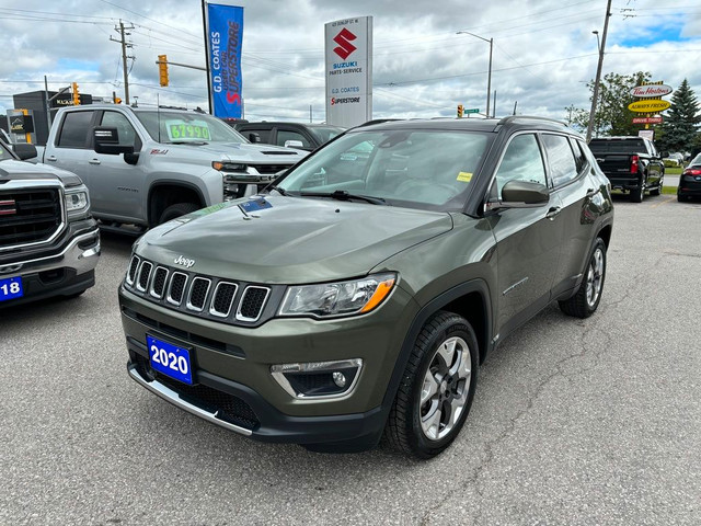 2020 Jeep Compass Limited 4x4 ~NAV ~Bluetooth ~Heated Steering+S in Cars & Trucks in Barrie