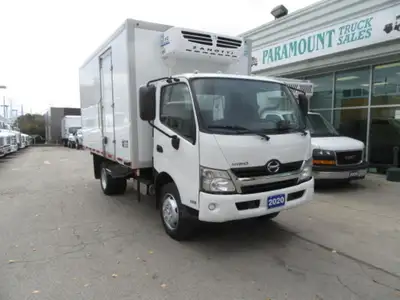  2020 Hino 195 DIESEL WITH 14 FT BOX/ LOW TEMP REEFER/ 4 IN STOC