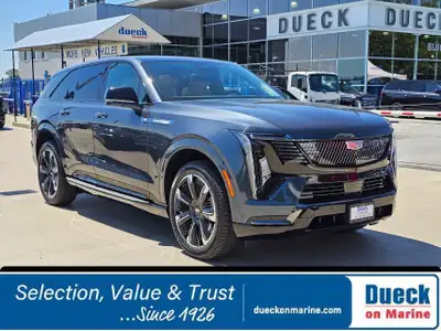 Our 2025 Cadillac Escalade IQ Sport 2 AWD with an Executive Second Row electrifies iconic capability...