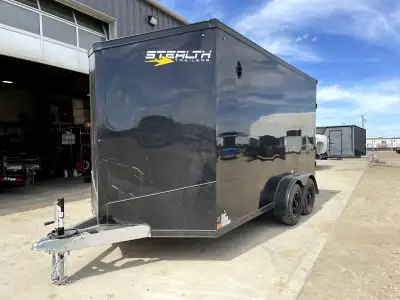 DELIVERY IN CALGARY & SURROUNDING AREAS AVAILABLE. 2025 Stealth Trailers 7FT X 14FT Cobra Aluminum E...