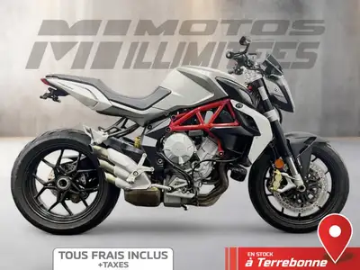 MV AGUSTA Brutale 800 EAS ABS 2014 Gris 20866 km au compteur. Motos Illimitées Terrebonne. Prix de v...