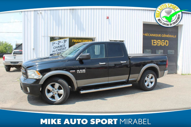 2013 RAM 1500 Cabine quad 4RM, 140,5Â po Outdoorsman!! TRÈS BIEN in Cars & Trucks in Laval / North Shore - Image 2