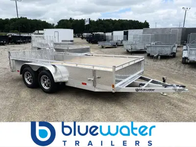Canadian Mennonite Built Tandem Axle Aluminum Utility Trailer is $6,370.00 ! Ord: E1517-3858 - Ser:...
