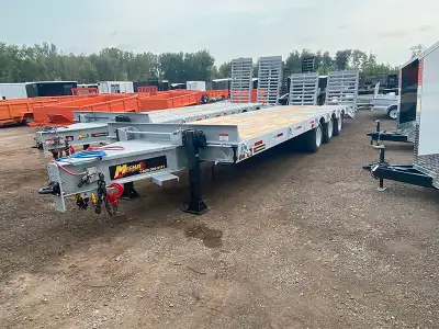 20 and 30 Ton Miska Galvanized Tag-along Air Brake Float Trailers Built right here at our factory in...