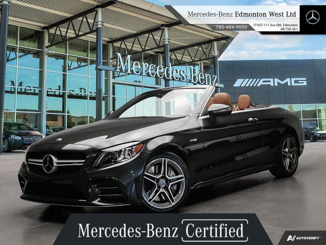 2020 Mercedes-Benz C-Class AMG C 43 4MATIC Cabriolet - Very Low  in Cars & Trucks in Edmonton