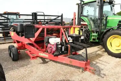 ANDERSON 680S BALE WRAPPER. PULL-TYPE, HONDA GX340 GAS ENGINE, TANDEM AXLE STOCK# E220 _____________...