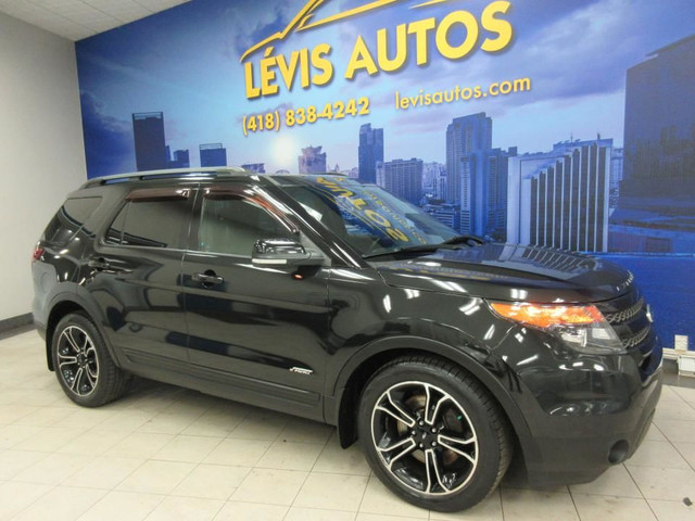 FORD EXPLORER 2015 SPORT 3.5L ECOBOOST 7 PASSAGERS AWD TOIT PANO in Cars & Trucks in Lévis - Image 2