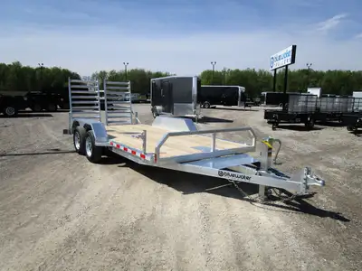 Canadian Mennonite Built Galvanized Equipment Trailer 7,000 lbs. is $7,480.00 ! Ord: 448-764 - Ser:...
