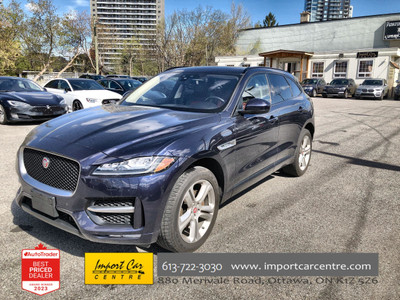 2018 Jaguar F-PACE 25t R-Sport LEATHER, PANO ROOF, MERIDAIN S...