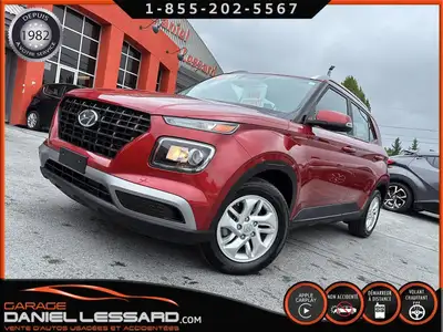 HYUNDAI VENUE PREFERRED IVT MAG 15" VOLANT CHAUFFANT 1.6L A/C VOLANT+SIÈGES CHAUFFANT **PAS VGA** PO...