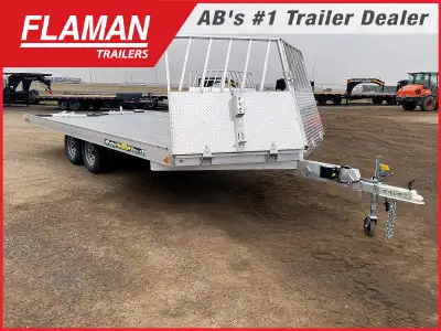 2024 ALUMA 8.5' X 18' SLED TRAILER Axles: (2) 2200 lb Suspension: Rubber Torsion Tires: ST145/R12 Ea...