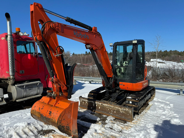 2013 KUBOTA KX163-5 Excavator with Hydraulic Thumb and 2 Buckets in Heavy Equipment in Sudbury