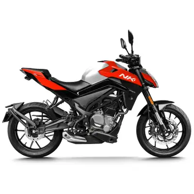 CFMOTO 300NK 2025 La 300NK est une moto légère et agile propulsée par un puissant moteur monocylindr...
