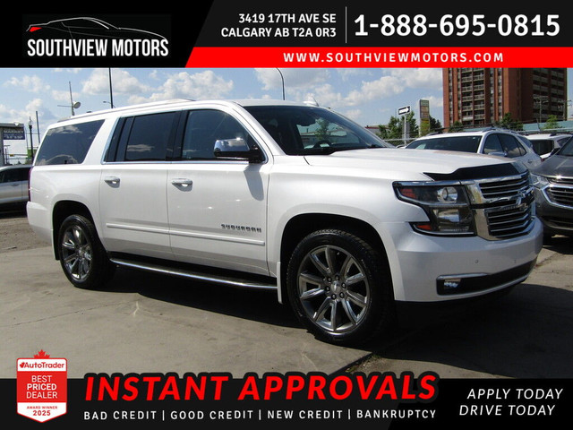 2018 Chevrolet Suburban PREMIER 4WD 5.3L B.S.A/H.U.D/NAV/CAM/2XD in Cars & Trucks in Calgary