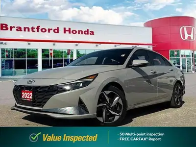 Experience the refined comfort and advanced technology of this 2022 Hyundai Elantra Ultimate Tech, b...