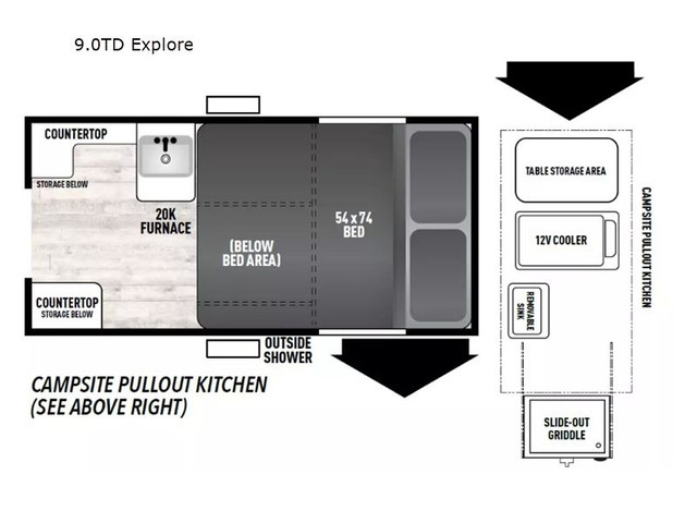 2024 Viking Viking Camping Trailers 9.0 TD Explore in Travel Trailers & Campers in Truro