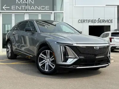 The 2024 Cadillac LYRIQ Tech in Argent Silver Metallic is a sophisticated all-electric SUV built on...