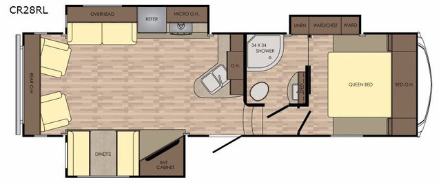 2017 CrossRoads RV Cruiser Aire CR28RL in Travel Trailers & Campers in Moncton - Image 2