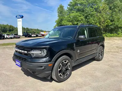 Adventure-ready and road-refined, this 2021 Bronco Sport Outer Banks blends off-road ability with a...