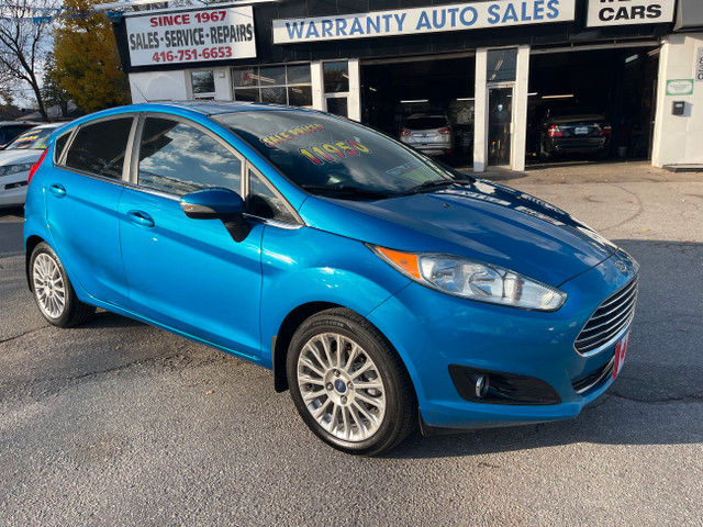 2014 Ford Fiesta TITANIUM BT REV CAM SUNROOF HEAT LEATHER...NICE in Cars & Trucks in City of Toronto - Image 3