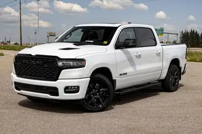 This Ram 1500 has a dependable Twin Turbo Regular Unleaded I-6 3.0 L/183 engine powering this Automa...