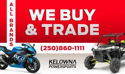 We Pay Cash for your Motorcycle, ATV, Side-by-Side, or Scooter! CALL (250) 860-1111 Many of you know...