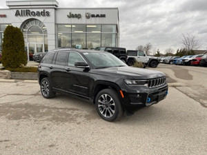 2023 Jeep Grand Cherokee Overland 4xe, message htd vented seats, tvs/roof