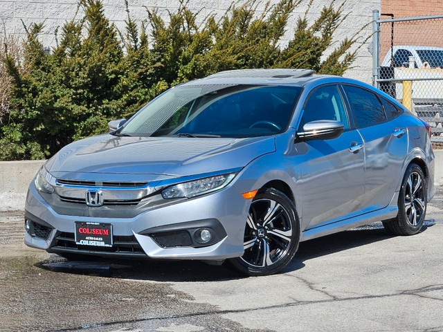 2017 Honda Civic Sedan TOURING-LEATHER-SUNROOF-NAVIGATION-CARPLA in Cars & Trucks in City of Toronto