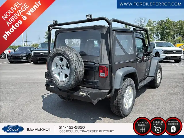 2016 Jeep Wrangler SPORT 4X4, MANUELLE, BLUETOOTH in Cars & Trucks in City of Montréal - Image 6