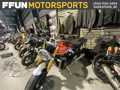 Transportation and Preparation NOT included 2025 Triumph Speed Twin 1200 RS Baja Orange/Sapphire Bla...