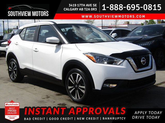 2019 Nissan Kicks SV FWD CARPLAY/B.CAMERA/EASY FINANCING!!! in Cars & Trucks in Calgary