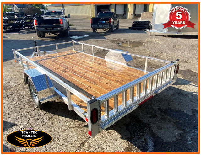 2025-Tow-Tek Aluminum 6 x 12 Utility trailer with drop in Ramps! in Cargo & Utility Trailers in Mississauga / Peel Region - Image 3