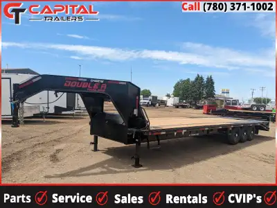 Capital Trailers carries Double A Trailers, Alberta Manufactured, Located in Edmonton, Alberta. Goos...
