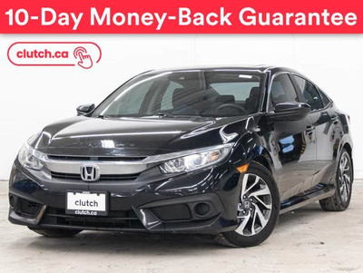 2018 Honda Civic Sedan EX w/ Apple CarPlay, Rearview Cam, Blueto