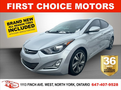 2014 HYUNDAI ELANTRA LIMITED ~AUTOMATIC, FULLY CERTIFIED WITH WA