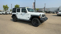 This 2025 JEEP WRANGLER 4-DOOR SPORT has the following options Cloth Low-Back Bucket Seats, Apple Ca... (image 1)