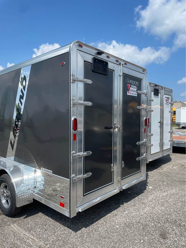 New 2024 7x14 + 3' V-Nose Legend Premium Trailer in Cargo & Utility Trailers in Barrie - Image 3