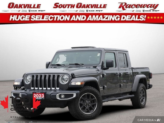 2023 Jeep Gladiator OVERLAND | LEATHER | GPS NAV | HITCH RECEIVE in Cars & Trucks in Oakville / Halton Region