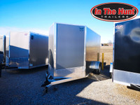  2023 Tow-Tek Trailers 6x12 All Aluminum Enclosed in Charcoal