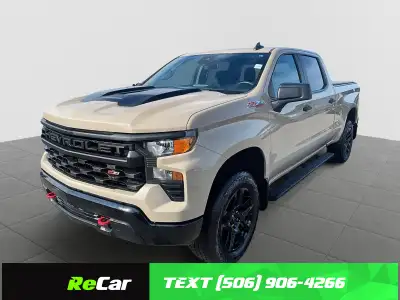 WAS: $52998 NOW: $52496Silverado 1500 Custom Trail Boss 4x4 Crew Cab with Z71 OffRoad Package, Lane...
