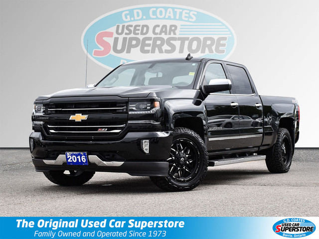 2016 Chevrolet Silverado 1500 LTZ Z71 Crew Cab 4x4 ~Nav ~Cam ~Le in Cars & Trucks in Barrie