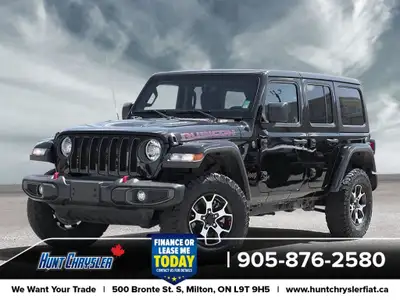 WHY BLEND IN WHEN YOU CAN STAND OUT? 2022 JEEP WRANGLER UNLIMITED RUBICON 4X4 Equipped With A 2.0L D...