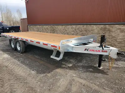 # 2026 K-TRAIL 20' 14000lbs Deckover NO MORE RUST Model : DKO20-14 Built in rub rail Removable front...