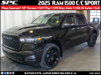 The 2025 RAM 1500 Sport 4x4 Crew Cab 5'7" Box is a brand new truck, available at Stony Plain Chrysle... (image 4)