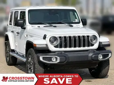 This 2025 JEEP WRANGLER 4-DOOR SAHARA has the following options Cloth Low-Back Bucket Seats, Remote...